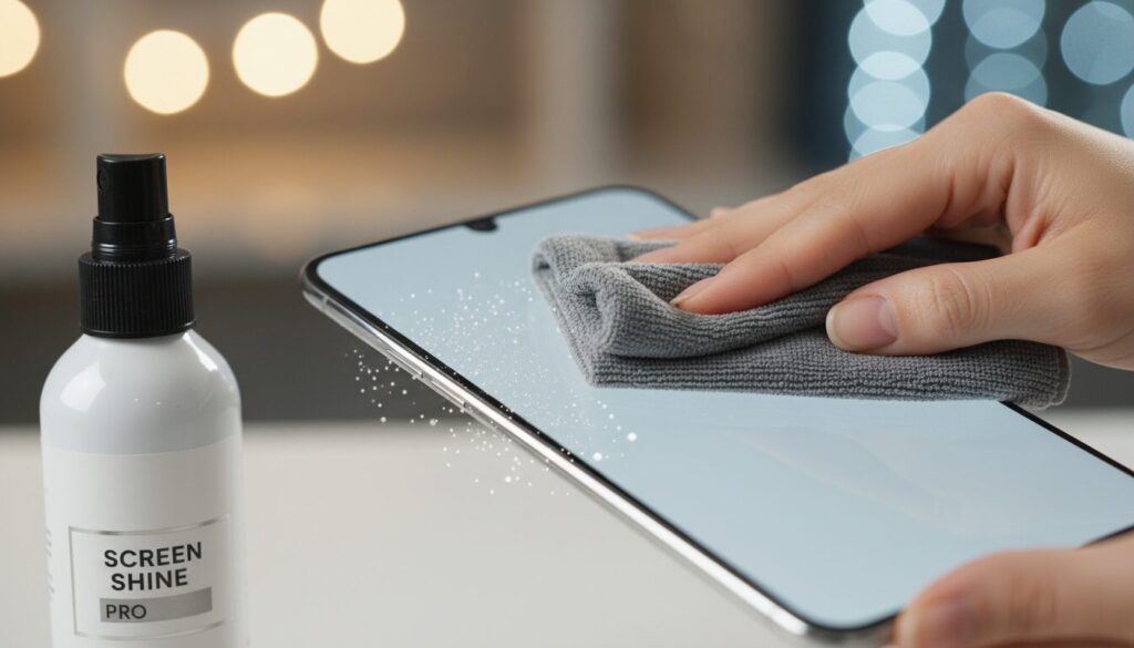 découvrez comment choisir le nettoyant idéal pour nettoyer efficacement la vitre de votre téléphone tactile sans l'endommager.