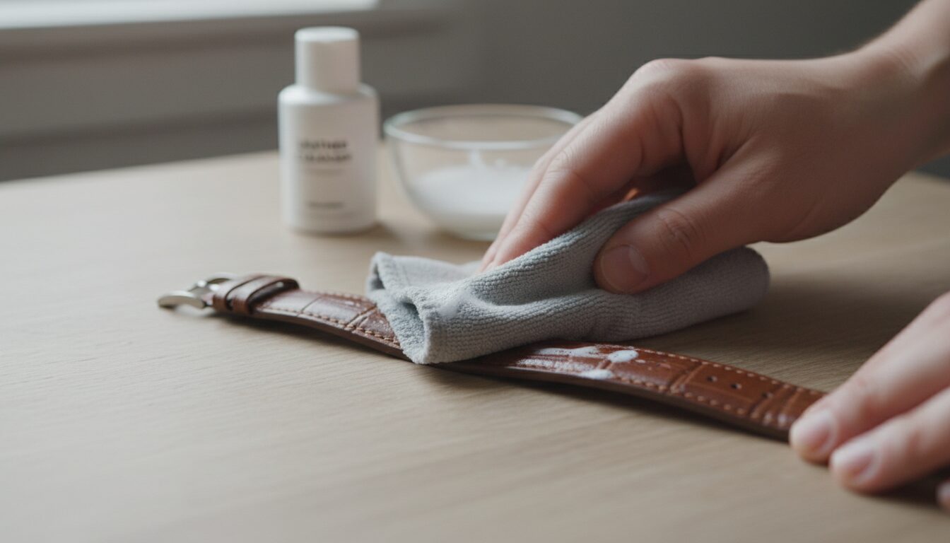 découvrez des astuces efficaces pour nettoyer votre bracelet de montre en cuir sans l'endommager, en préservant sa beauté et sa durabilité.