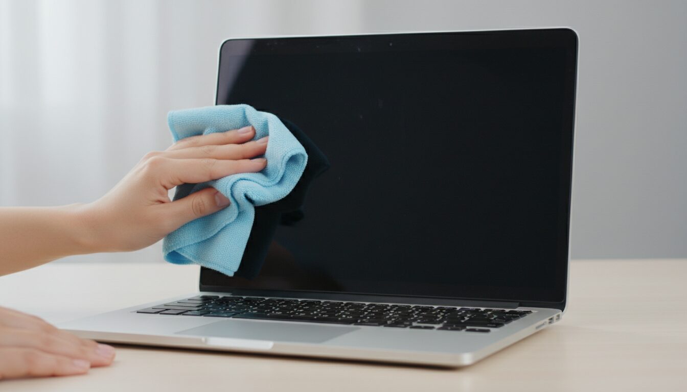 découvrez les meilleures astuces pour nettoyer l'écran de votre ordinateur portable en toute sécurité, sans risquer de l'endommager.