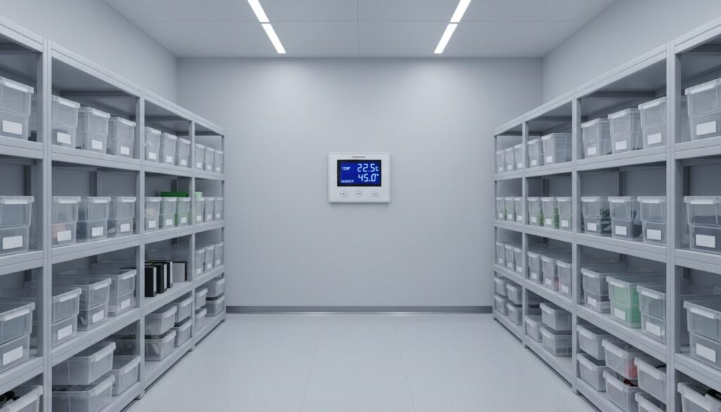 apprenez à contrôler efficacement la température et l’humidité dans les espaces de stockage des équipements électroniques pour garantir leur performance et leur longévité.