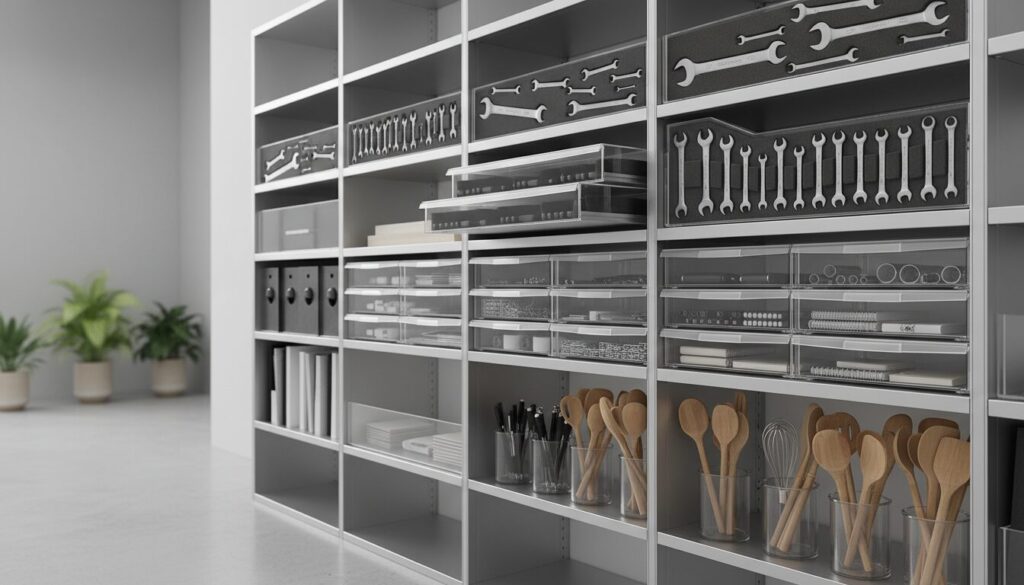 découvrez comment créer un espace dédié pour chaque objet afin de réduire les manipulations et améliorer l'organisation et l'efficacité.