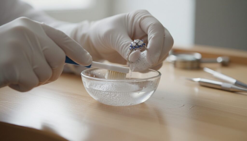 découvrez nos méthodes sûres et efficaces pour nettoyer vos bijoux sertis de pierres précieuses sans les endommager. gardez leur éclat et leur beauté intacte.