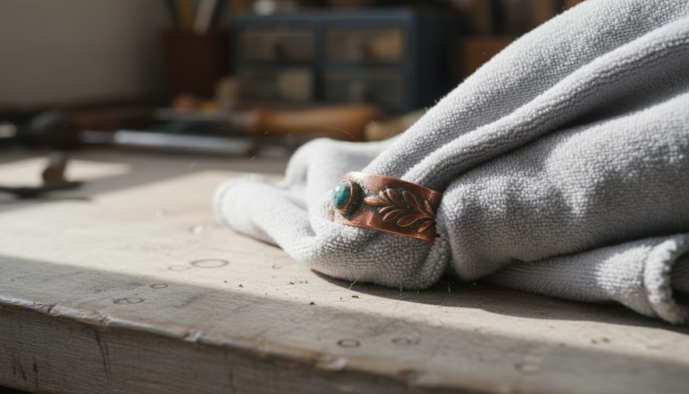 découvrez comment nettoyer un bijou ancien en cuivre tout en préservant sa patine naturelle grâce à nos conseils simples et efficaces.