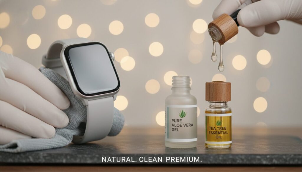 découvrez quel produit naturel utiliser pour désinfecter efficacement votre montre connectée sans l'endommager.