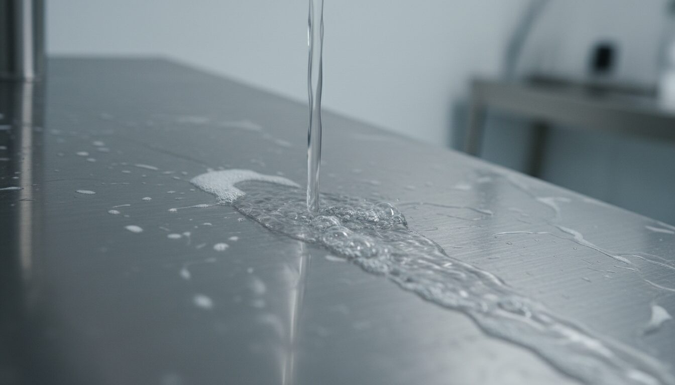 découvrez comment éviter la corrosion lente causée par des résidus mal rincés grâce à des techniques efficaces de nettoyage et d'entretien.